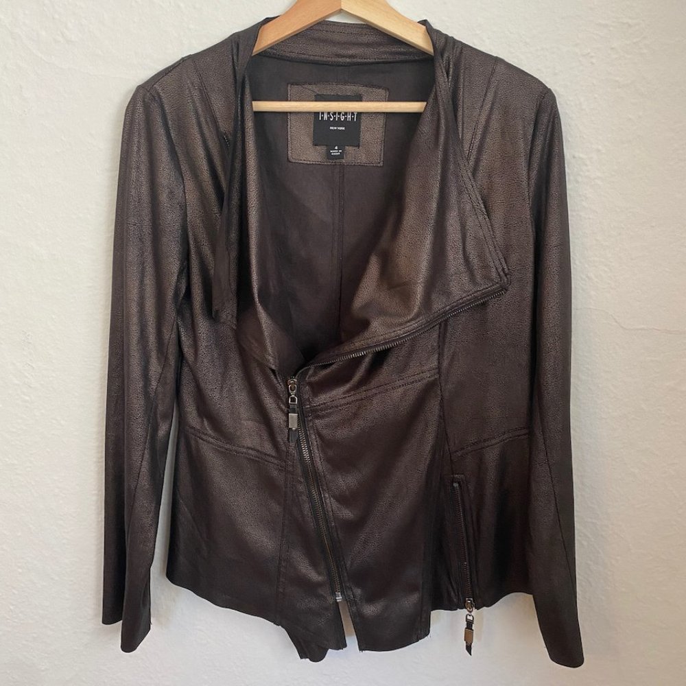 Insight New York Moto Zip Black Blazer